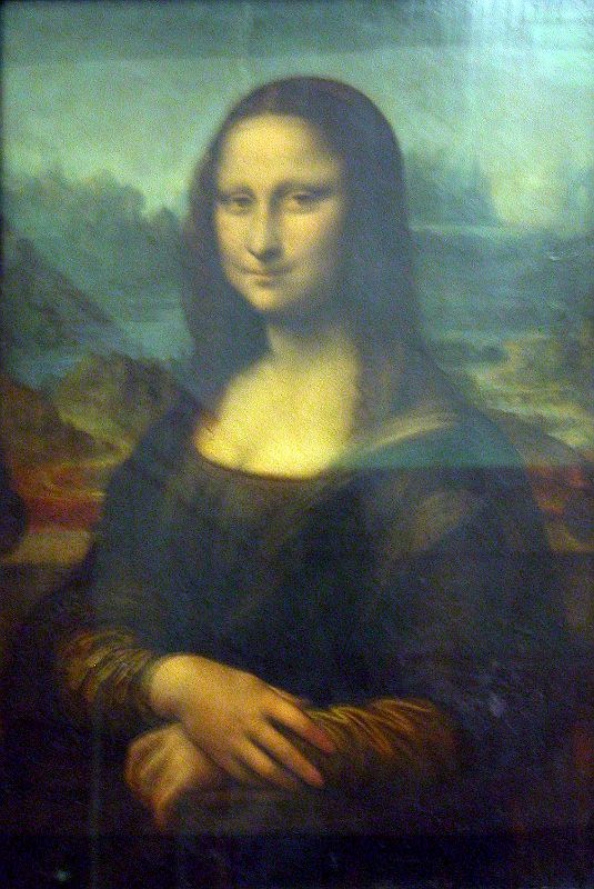 Paris Louvre Painting 1503-06 Leonardo da Vinci - Mona Lisa 1 
